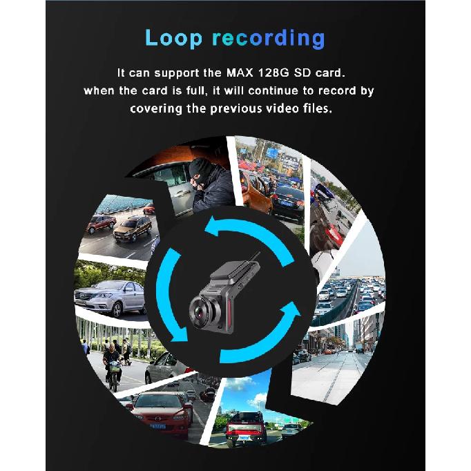 4G Hidden Dash Cam GPS Tracking Support Live Remote Monitoring With Two Camera Video Recording FHD 1080P WiFi Hotspot
