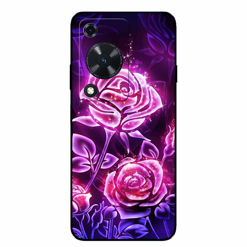 Phone Case For Huawei Nova Y63/ Y72S Case Animal Soft TPU Silicone Back Cover Case For Huawei Nova Y72S TPU Black Funda Nova Y63