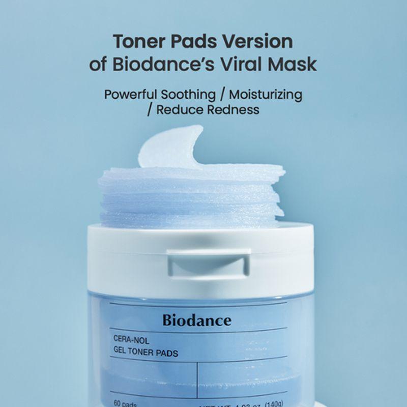 [Biodance] Cera-nol Gel Toner Pads (60 pads)