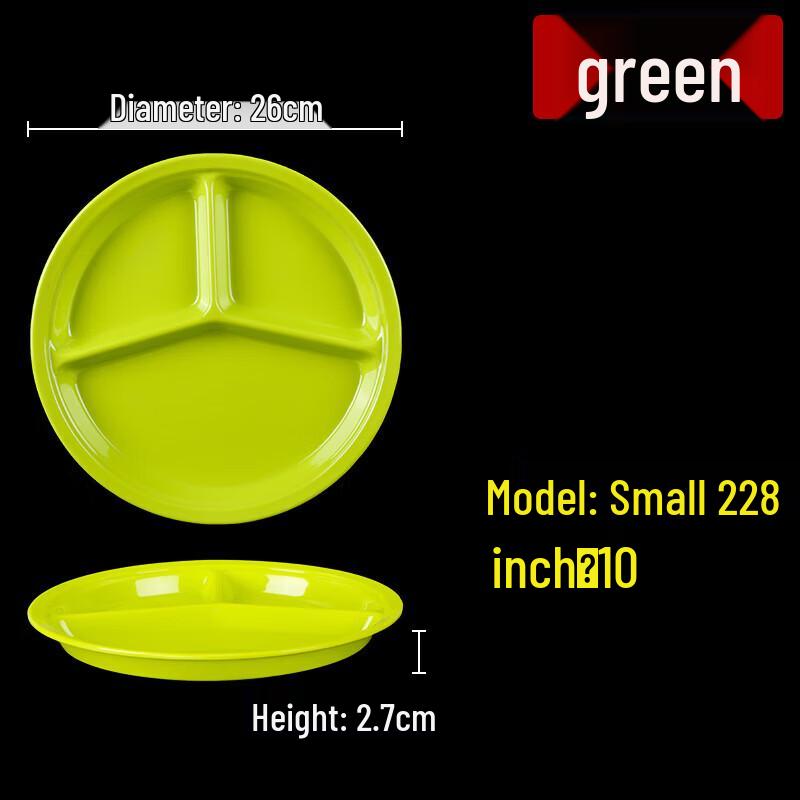 Shengxinhui Melamine Square Four-Compartment Cafeteria Tray