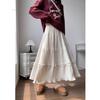 Bust Skirt Women's Autumn and Winter New Cake Skirt Small Person Fungus Edge Big Swing Skirt