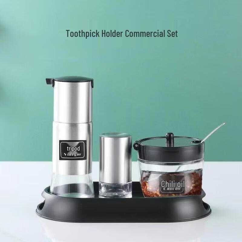 Mailand Commercial Glass Seasoning Bottle Set