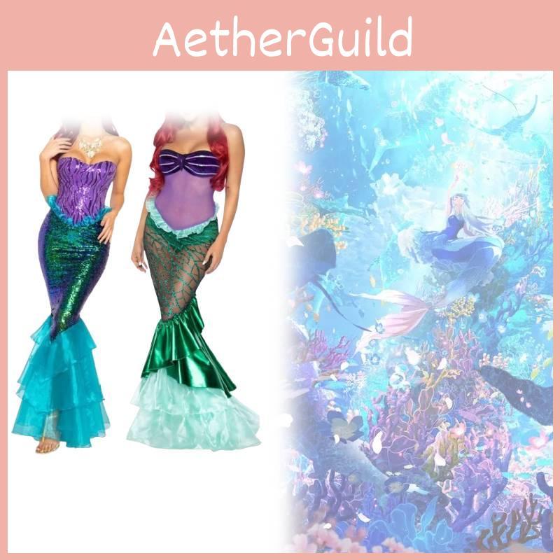 Mermaids Costume For Women With Ethnic Tribal Style For Stage Performance