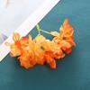 Nouvelles épingles à cheveux de mariée style chinois avec des fleurs d'hortensia simulées pour les chignons Qipao