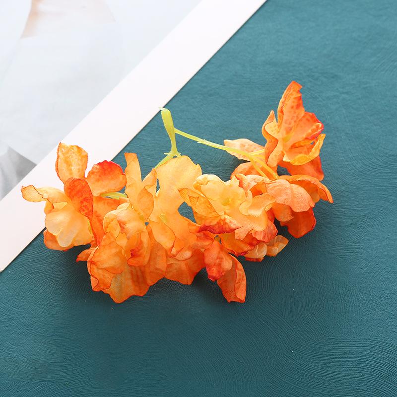 Nouvelles épingles à cheveux de mariée style chinois avec des fleurs d'hortensia simulées pour les chignons Qipao