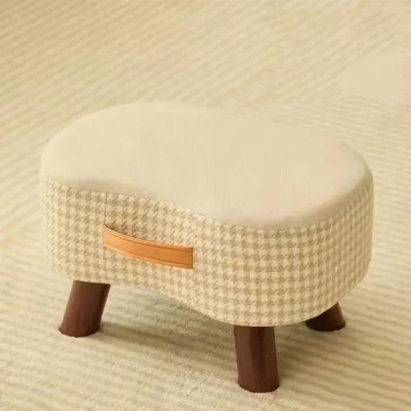Simple Shoe Changing Stool Home Low Stool High Elasticity Home Creative Small Stool Simple Small Stool Sofa Soft Bag Footstool