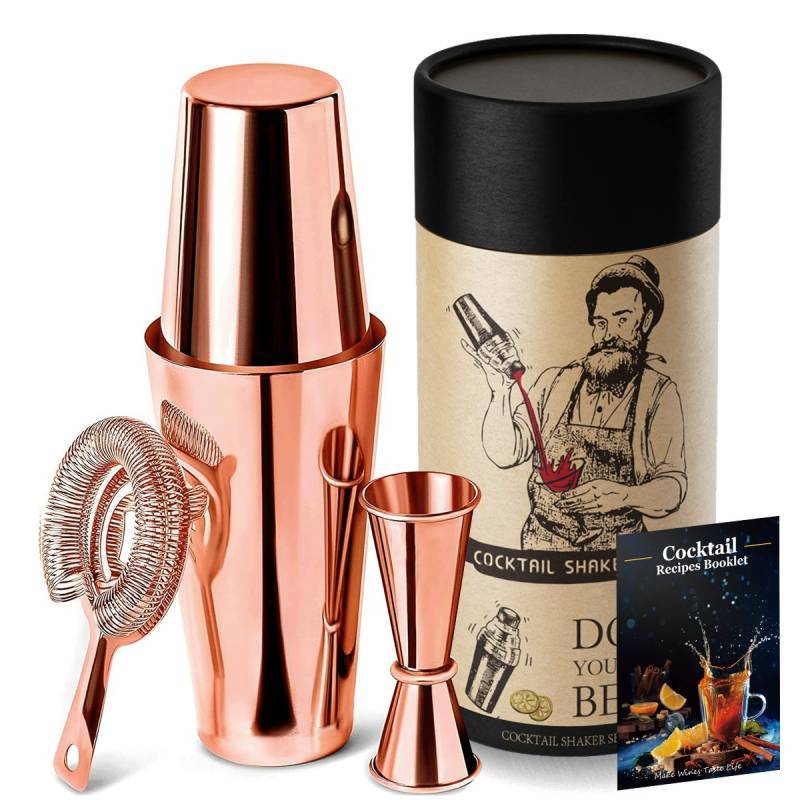 Boston Cocktail Shaker Set Edelstahl Barwerkzeuge Für Hausbar Und Partygebrauch