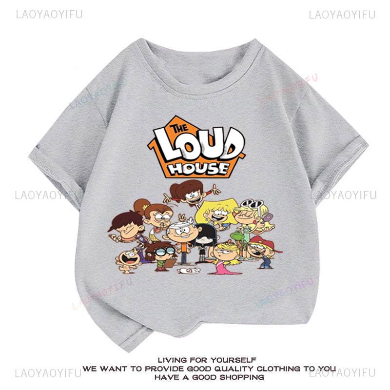 The Loud House TShirt New Fashion Anime Cartoon Comedy Popular Shirts Good Idea Birthday Gifts Y2k Clothes Cotton Tees