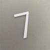 3D Self-adhesive Waterproof Plating House Number 0 To 9 Modern Gold Digits House Number Door Plate Address Outdoor Door Number