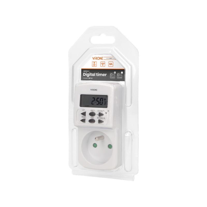 Electronic Timer 1800W 8A - On-Dt-2
