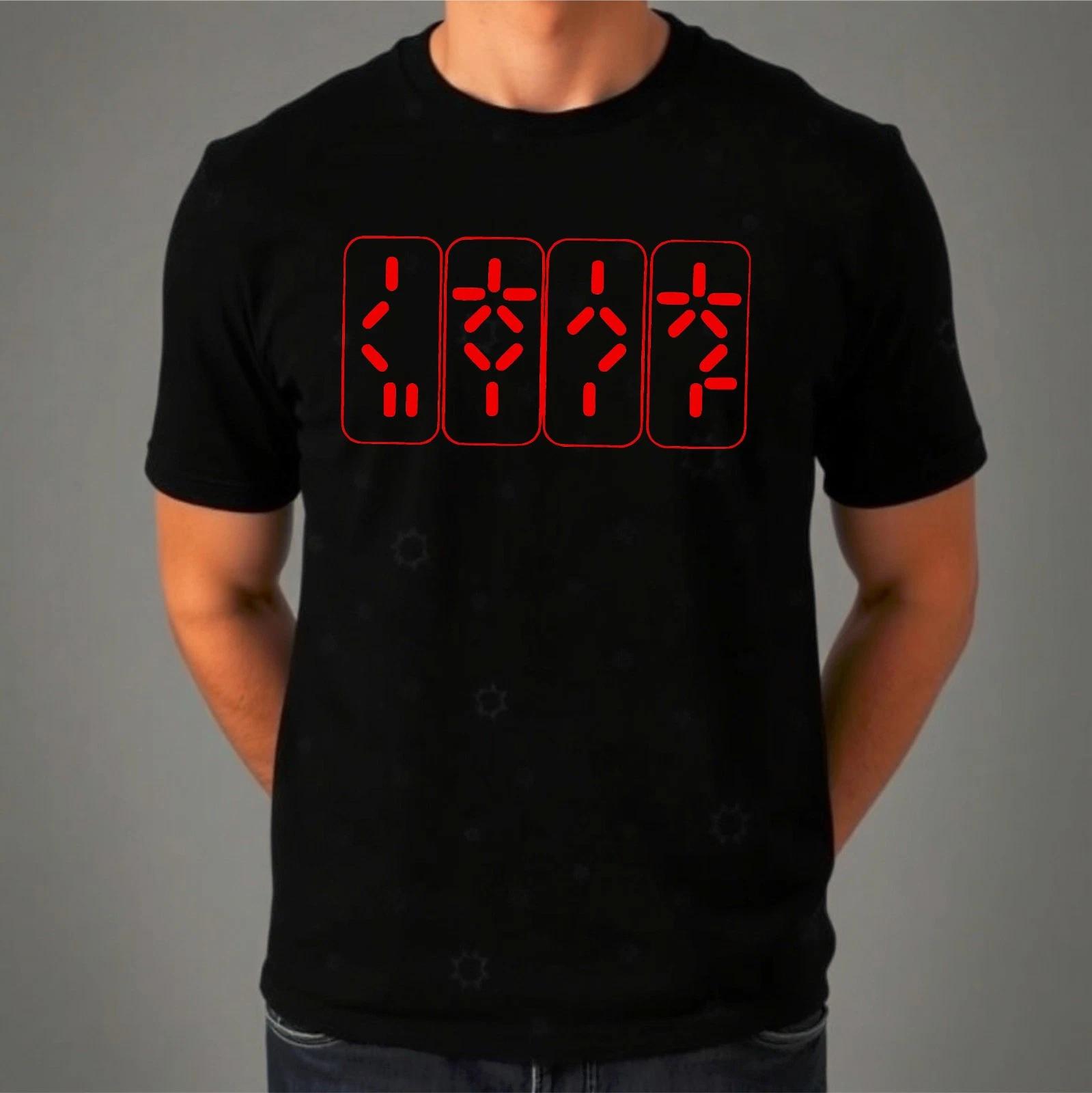 Self-Destruct Countdown Timer Sci-fi 80 s Retro Arnie Classic Movie Fan T-Shirt S