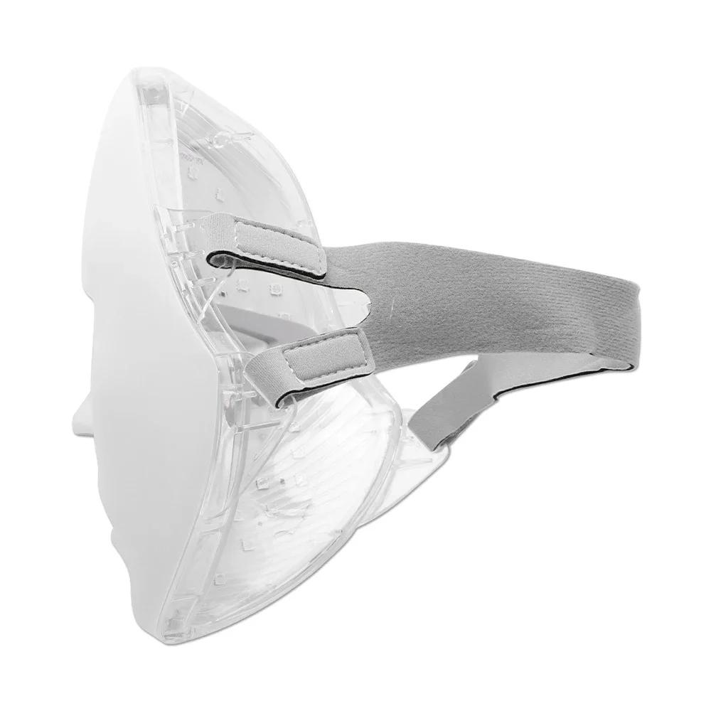 Rechargeable 7-Color LED Photon Facial & Neck Mask — Skin Rejuvenation, Whitening, Face Lifting, Anti-Wrinkle Beauty Device for Home SPA