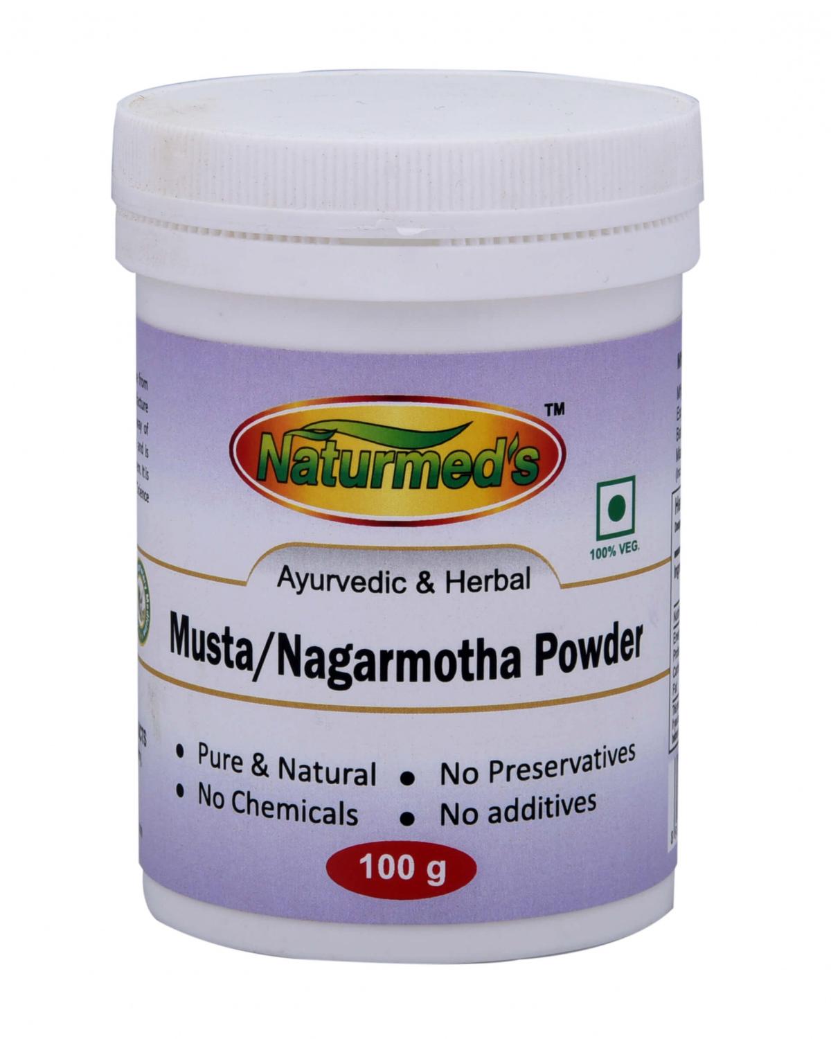 

Муста/Нагармотха (100 г), Musta/Nagarmotha Powder, Naturmed s