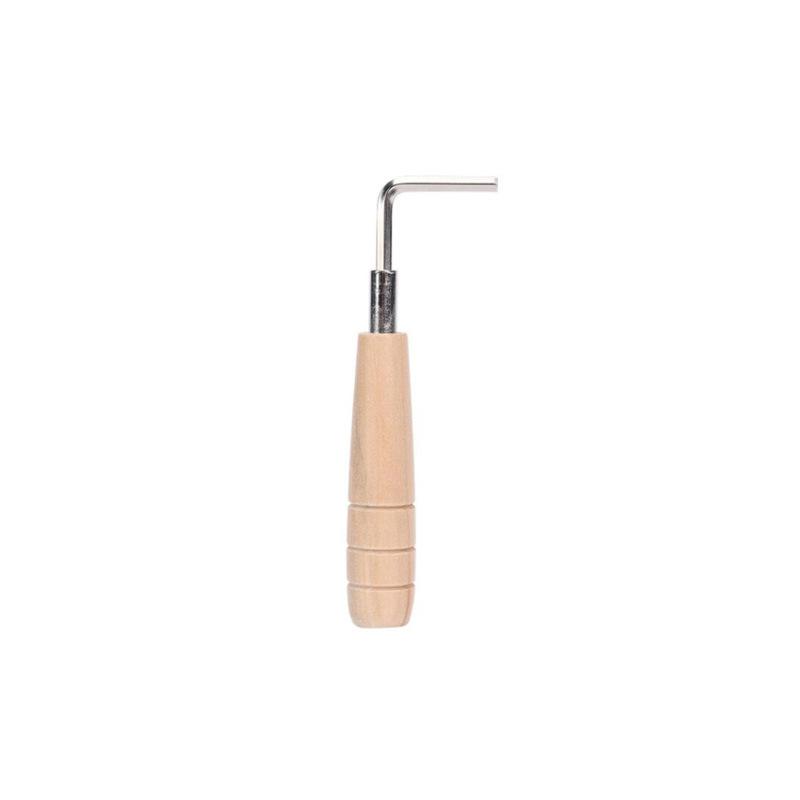 Acoustic Acoustic Guitar Adjustment Wrench Neck Curvature Tuning Tool Metal Hexagon Wooden Wrench 4MM Universal