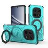 KEYSION Shockproof Magnetic Case for Redmi Note 15 Pro 4G 5G Upright Live Metal Ring Stand Phone Cover for Redmi Note 15 Pro+ 5G