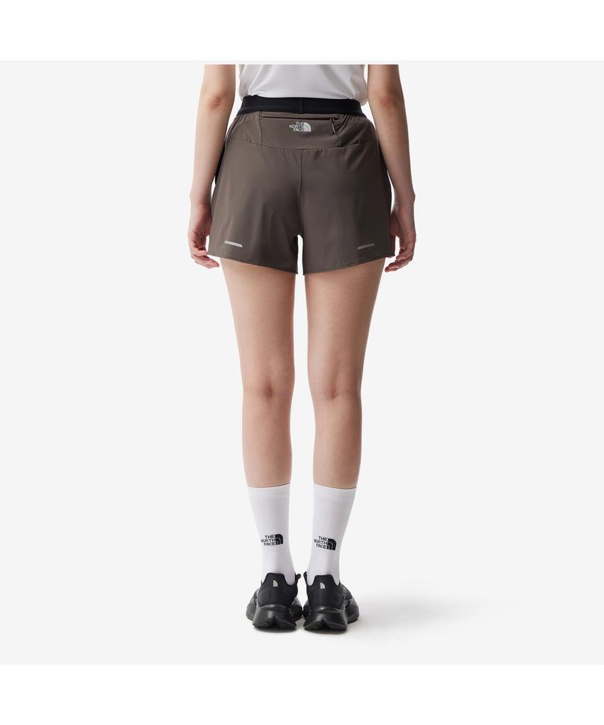 Noseupeiseu Ns6Ns39B Women'S Face-On 4-Inch Shorts Deep Taupe