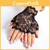 Premium Quality Womens Lace Fingerless Gloves For Evening Bridal Events
