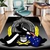 1pc Football Team Design Area Rug - Non-Slip, Soft & Cozy Floor Mat for Living Room, Bedroom, Office - Indoor/Outdoor Decorative Carpet