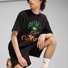 Puma X Carrots Essentials SS24 Brand Logo Fashion Print Crew Neck Short Sleeve T-Shirt Unisex T-Shirt Black 627443-01