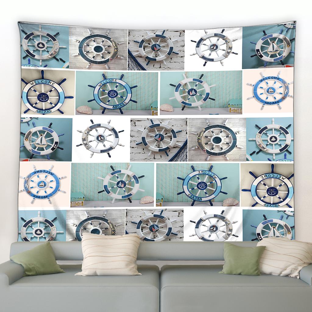 Flower Garden Landscape Tapestry Home Background Wall Cloth Garden Poster Exterior Wall Hanging Bedroom Room Decoration