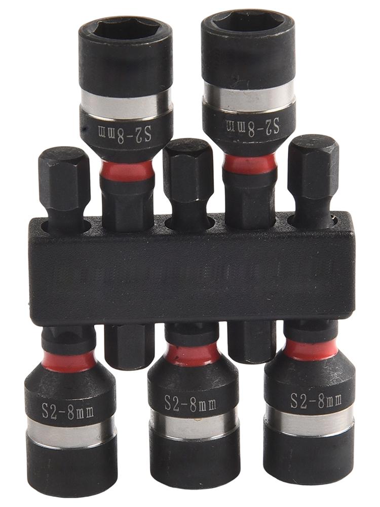 Hex Shank Driver Magnetic Socket Bits Construction Tasks For Power Drills Hex Shank Driver Socket Wrench Accessory