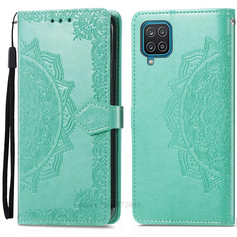 SamsungA12 Case For Samsung Galaxy A12 Wallet Leather Flip Phone Case For Samsung A12 A 12 Case Protective Cover Coque Fundas