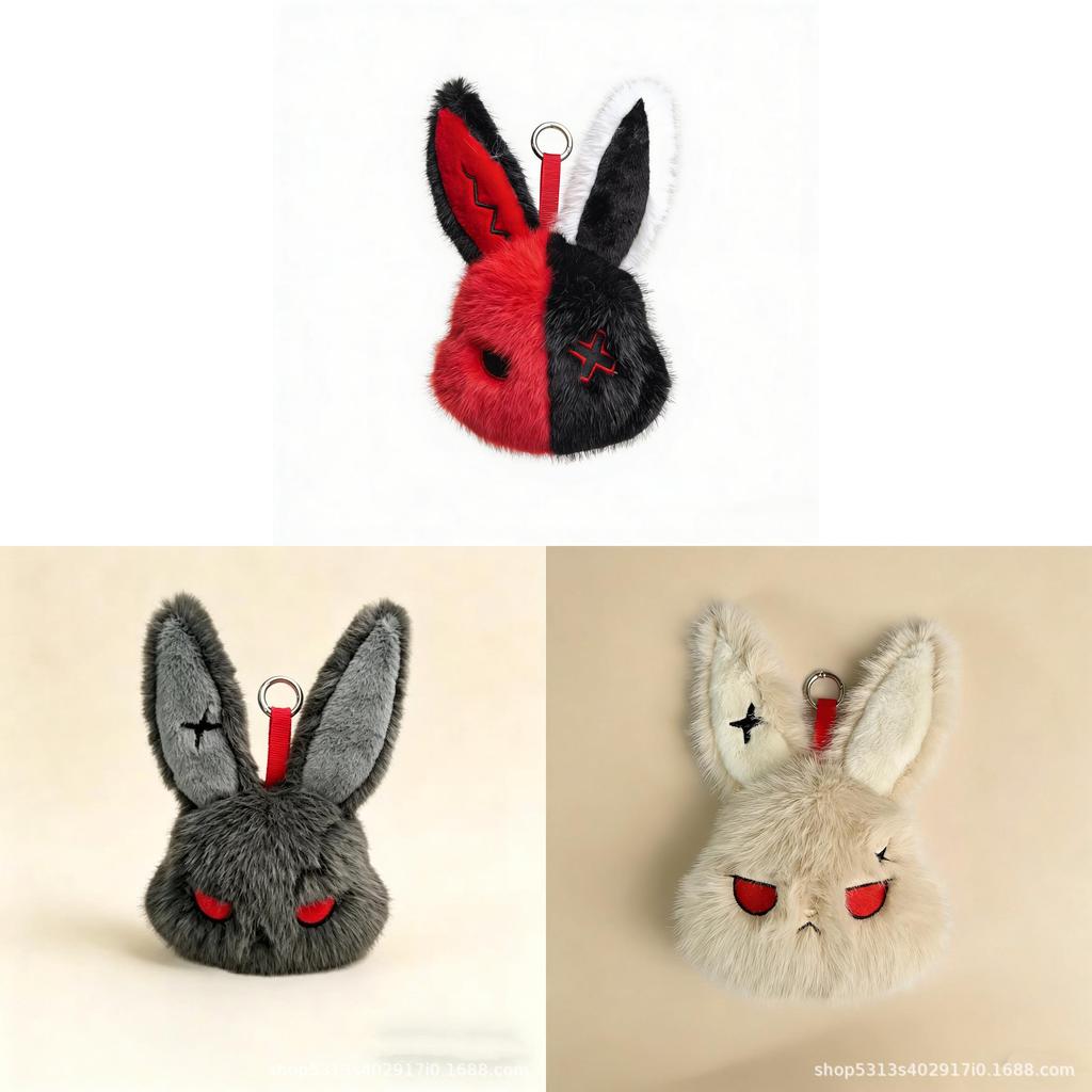Halloween Rabbit Plush Keychain With Rebirth Theme For Easter Decor And Gift Ideas