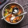 304 Stainless Steel Spoon LongHandle Soup Spoon Rice Spoon Kitchen Tableware