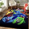 1Pc Mega Man Adventure Rug, Office Carpet Indoor Outdoor Doormat, Non-Slip, Comfortable, Living, Christmas Halloween, Xmas Gift N1482