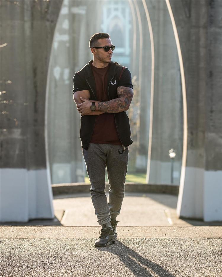 Men's Fitness Slimming Sweatpants: Spring & Autumn Workout, Casual Running, Long Pants