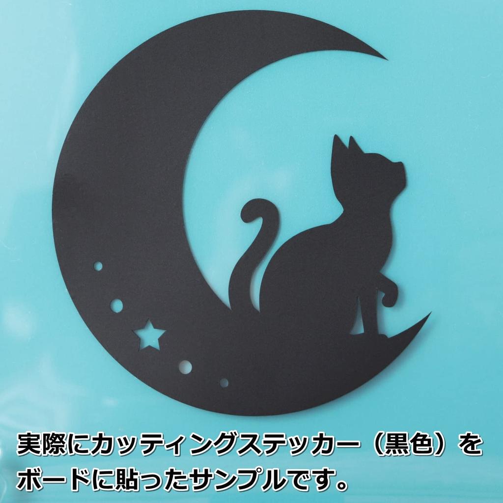 Cat and Moon Cutting Sticker Cat Moon Star Design Car Sticker Decal Sticker for