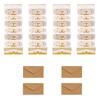 4Pcs Eid Festival Gift Card Money Envelopes 6 Slots Cash Holder For Festival Celebration And Holiday Gift Wrapping