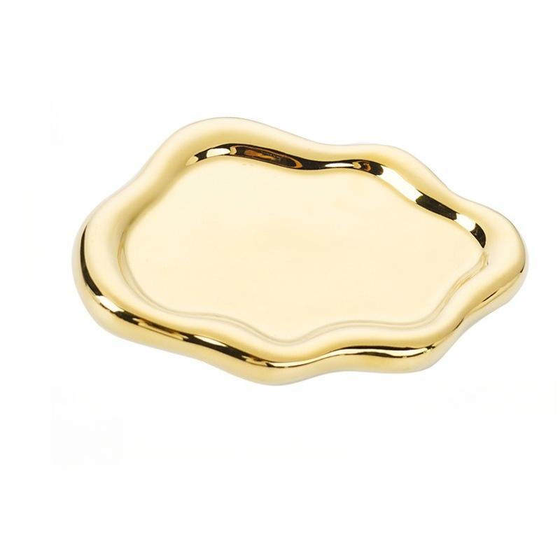Photo Props Jewelry Storage Plates Display Plates Light Luxury Accessories Ornaments Ceramic Jewelry Ornaments Display Tray New