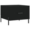 VidaXL Table basse Noir 50x50x40 cm Bois d'ingénierie 829414