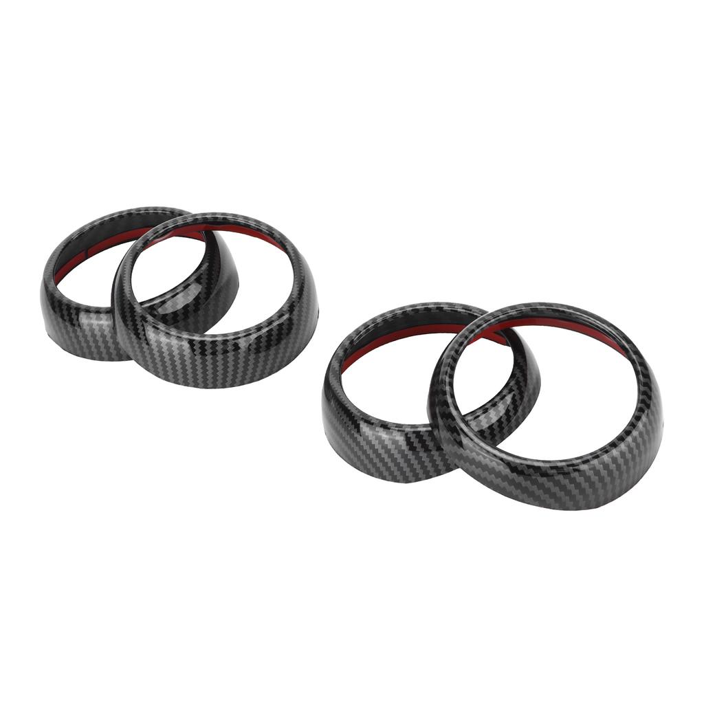 Carbon Fiber Style Air Vent Covers Trims Replacement for Smart Fortwo Forfour 453 2015‑2021