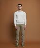 PANICALE White Viscose Blend Round Knit (Type A)