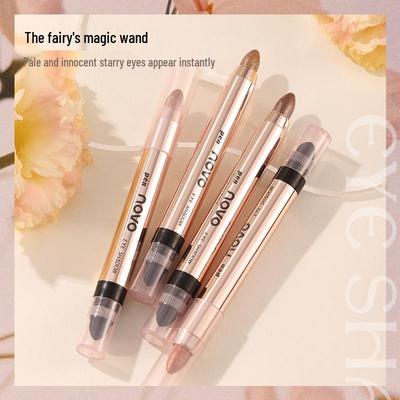 NOVO5851 Dual-Head Shimmer Eyeshadow Stick: Easy One-Swipe Highlight & Contour