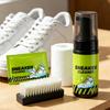 Curățător Adidași 4 Bucăți 100ml Spumă Îngrijire Fără Clătire Remover Lustruire Pantofi Albi pentru Baschet Golf Pânză Plasă Material Sportiv