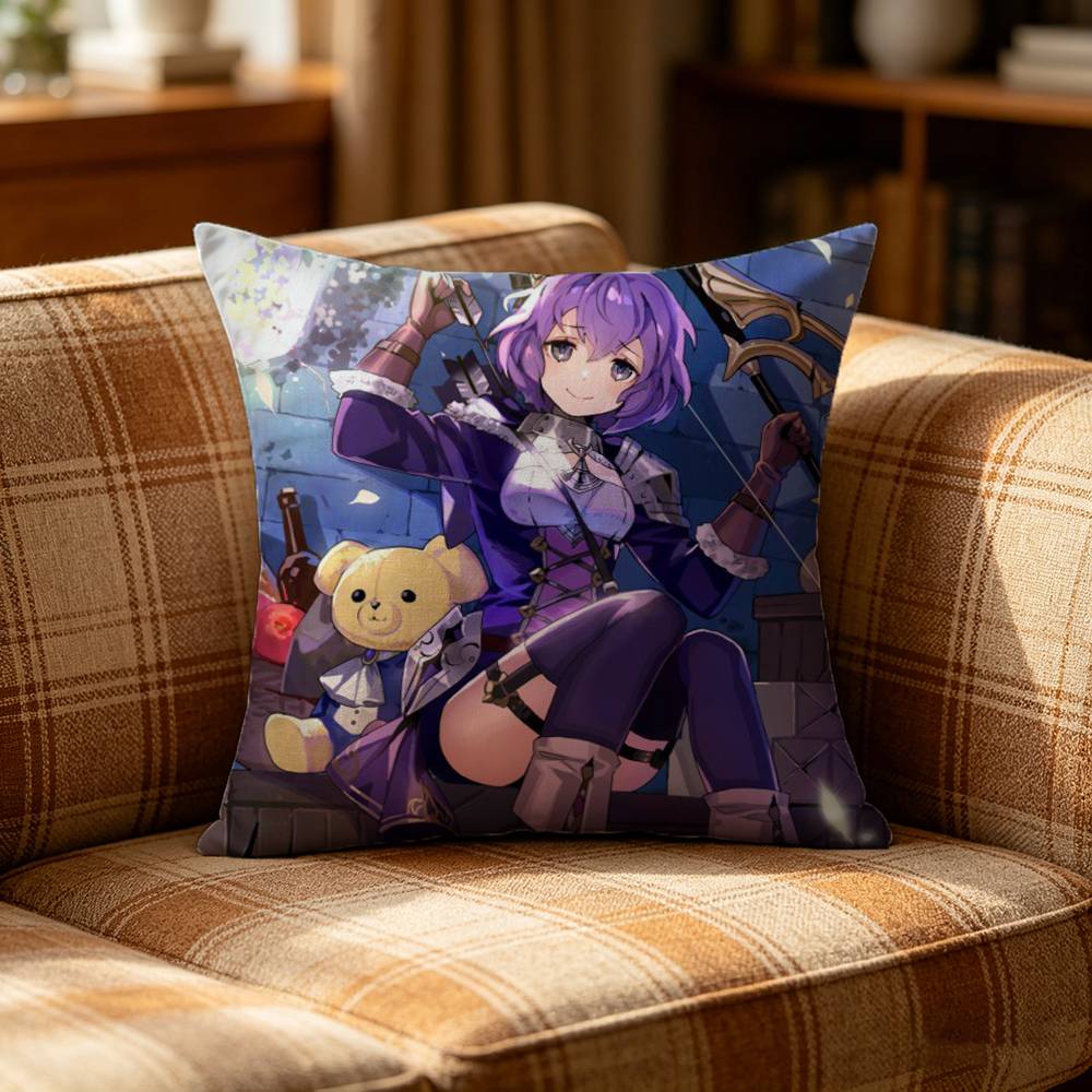 Bernadetta Fire Emblem Pillow Case Pattern Printed Pillowcase For Living Room Sofa Cushion Cover