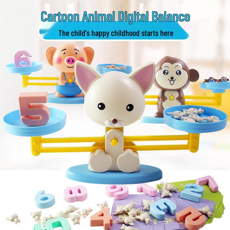 Monkey Digital Balance Toy: Educational Arithmetic Game for Early Learning