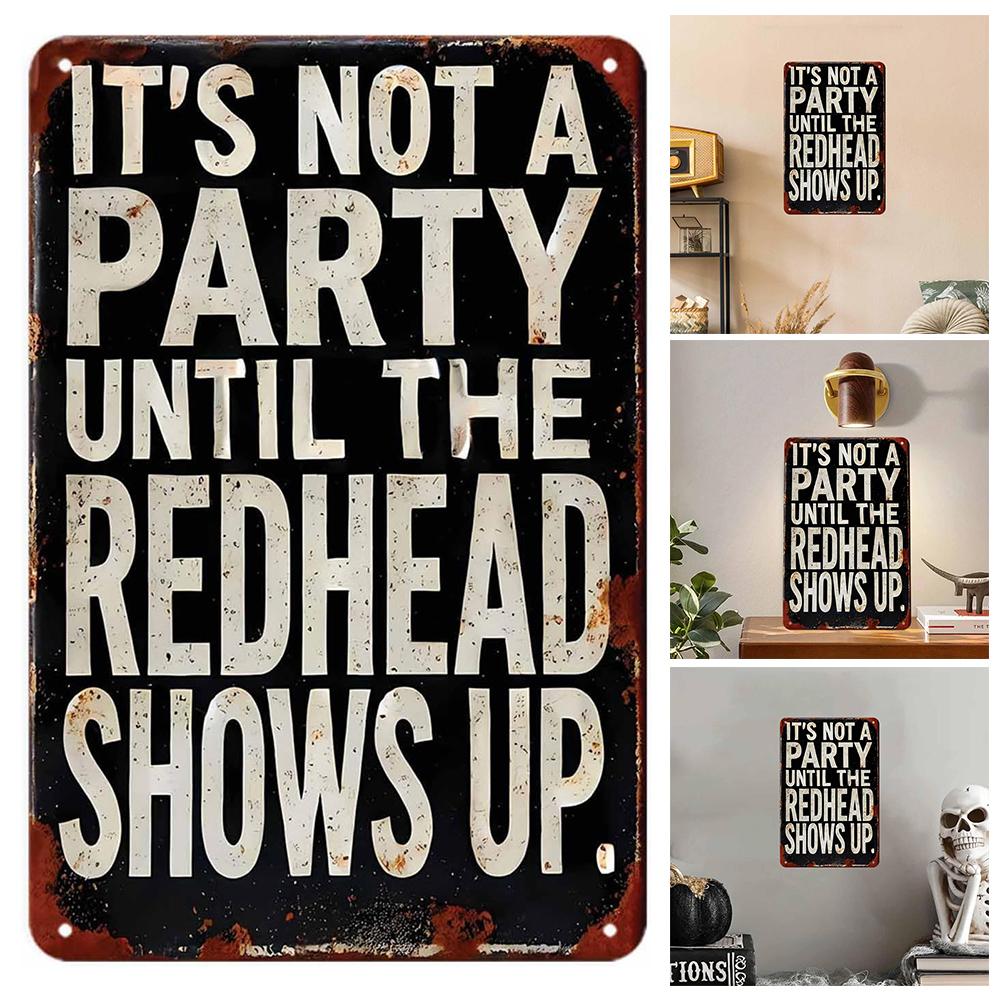 Dark Humor Decor Rustic Farmhouse Metal Wall Signs For Vintage Cafe
