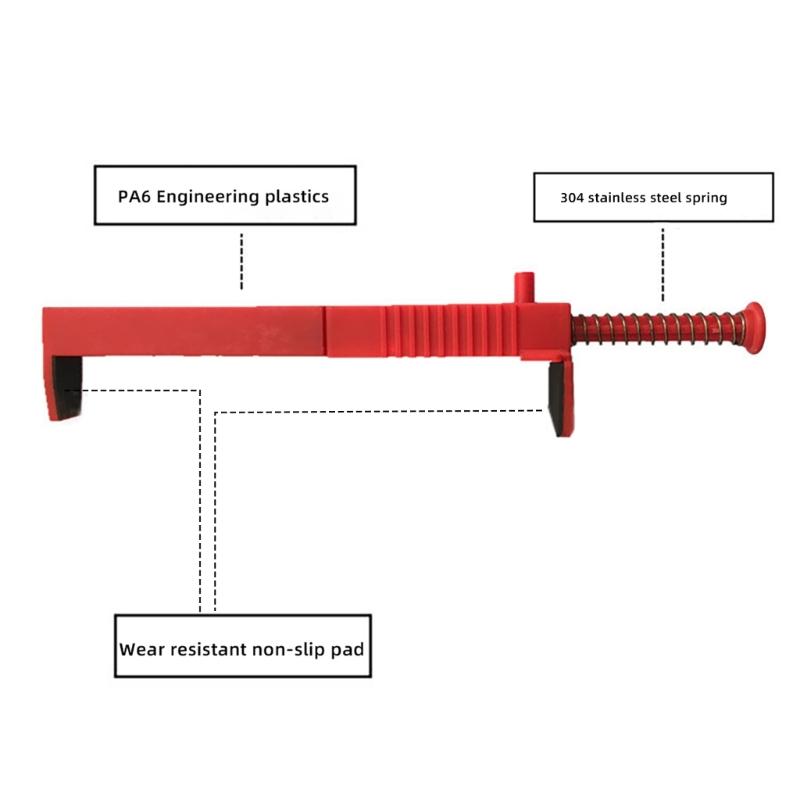 2PCs Brick Liner Brick Line Runners Spring Loaded Brick Line Clips for Wallworkers Bricklaying Cable Puller Building
