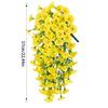 2pcs Decorative Artificial Morning Glory Flower Hanging  for Home and Garden Space