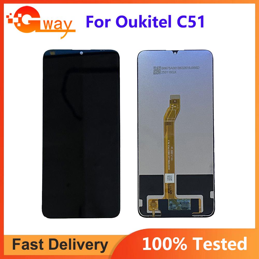 

LCD Screen and Digitizer Full Assembly For Oukitel C51