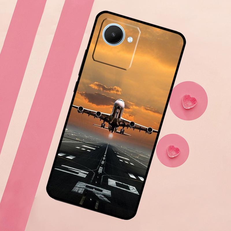 

Airplane Plane Aircraft For Realme C71 C55 C53 C67 C75 C61 C33 C63 C51 C65 10 11 12 13 14 15 Pro Plus GT7 Pro Case Realme 12 Pro Plus