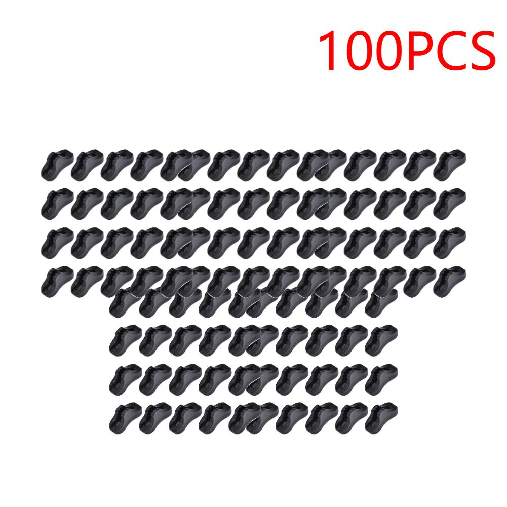 100-400PCS Camping Tent Rope Buckles Cord Tightener Tools Fastener Adjuster Non-Slip Rope Camping Portable Outdoor Elements