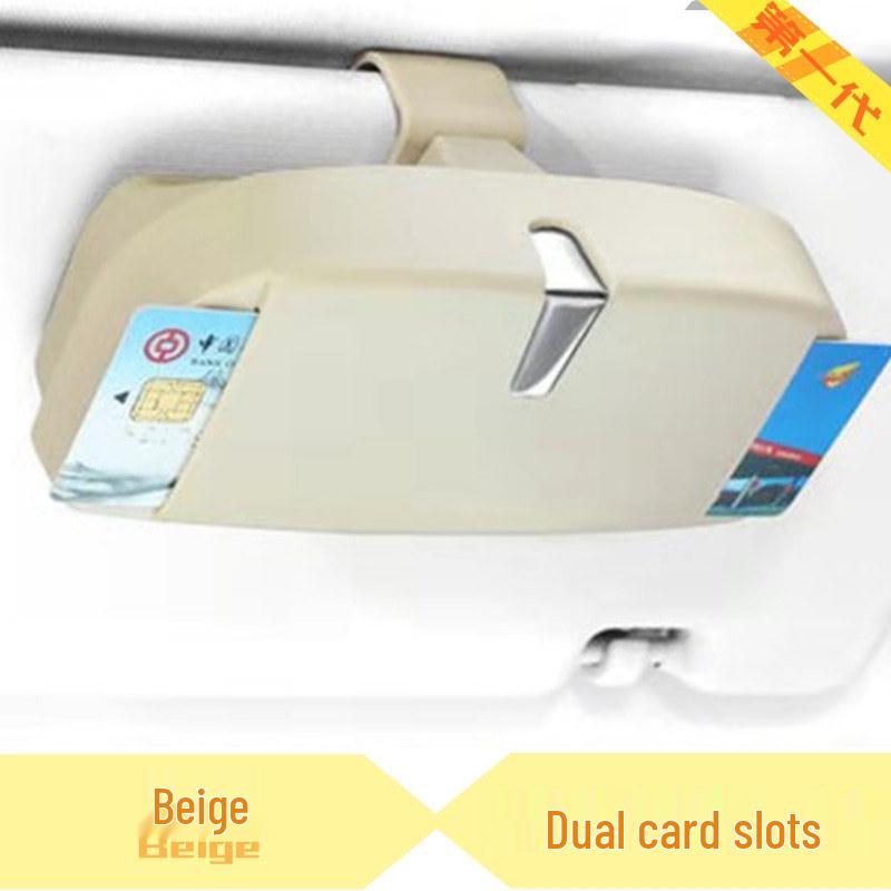 Creative Car Visor Glasses Storage Clip - Multifunctional Holder for Bills, Cards, and Glasses