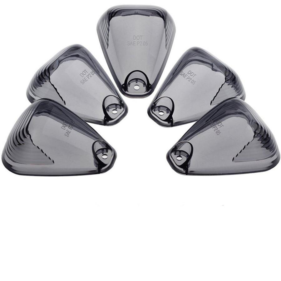 5Pcs Cab Roof Light Covers+ 5 Pcs Free Super Amber Led Bulbs
