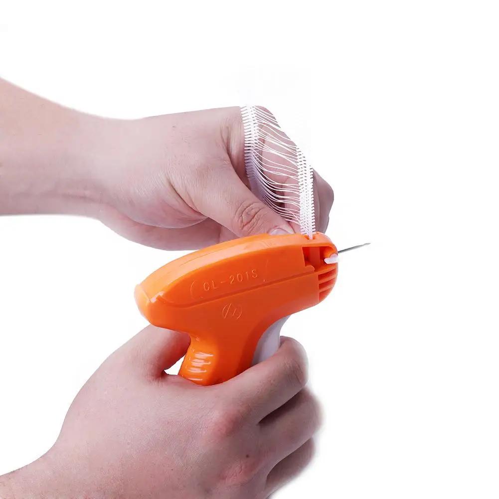 Clothes Label Gun Clothes Garment Price Label Tag Gun + 1000 Barbs + 5 Needles Marking DIY Apparel Tagging Guns Sewing Tools