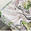 NINA SOLOR Romantic Prairie Animal Double-Sided Silk Scarf
